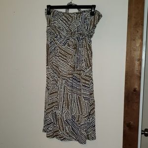 Summer strapless dress